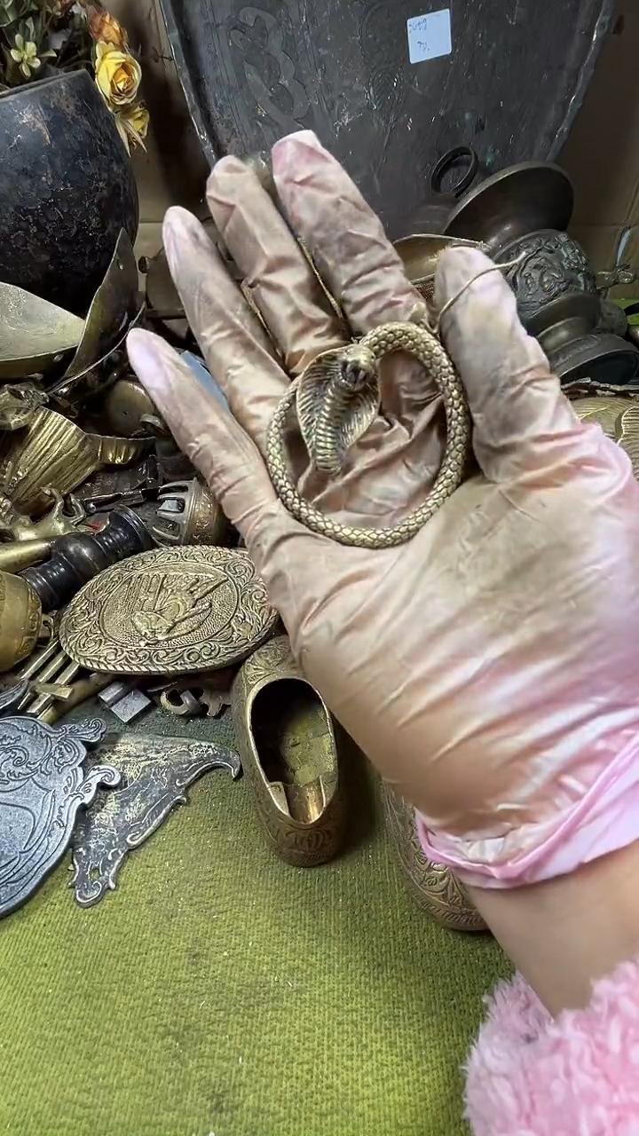 良*亿锦铜回流铜器摆件23