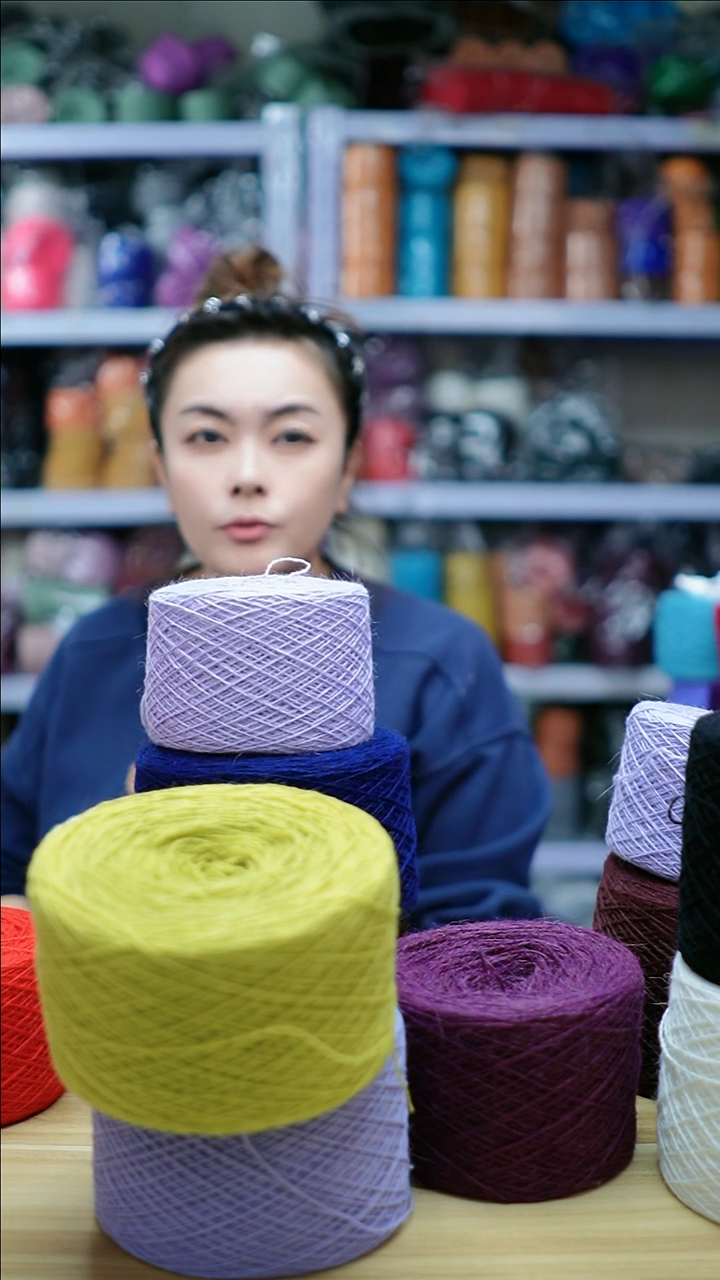 貂毛欢姐手编线A680