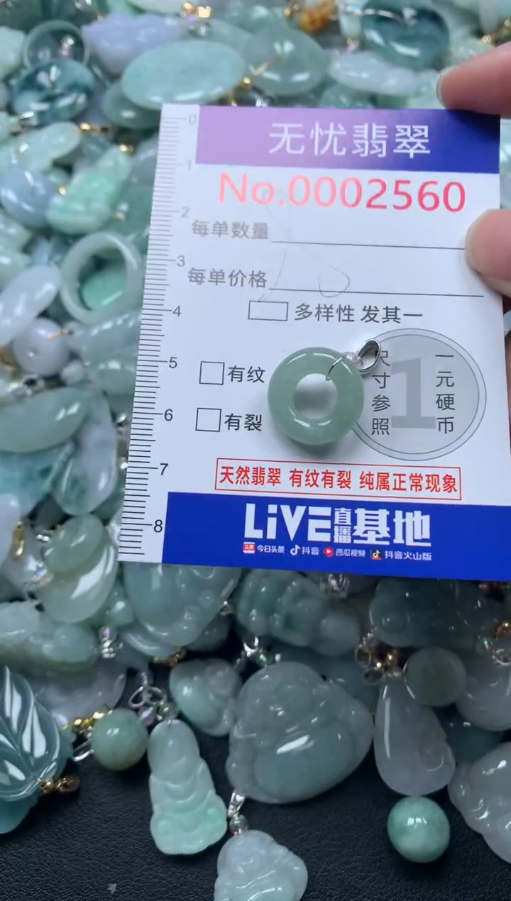 颈饰未镶嵌翡翠2560