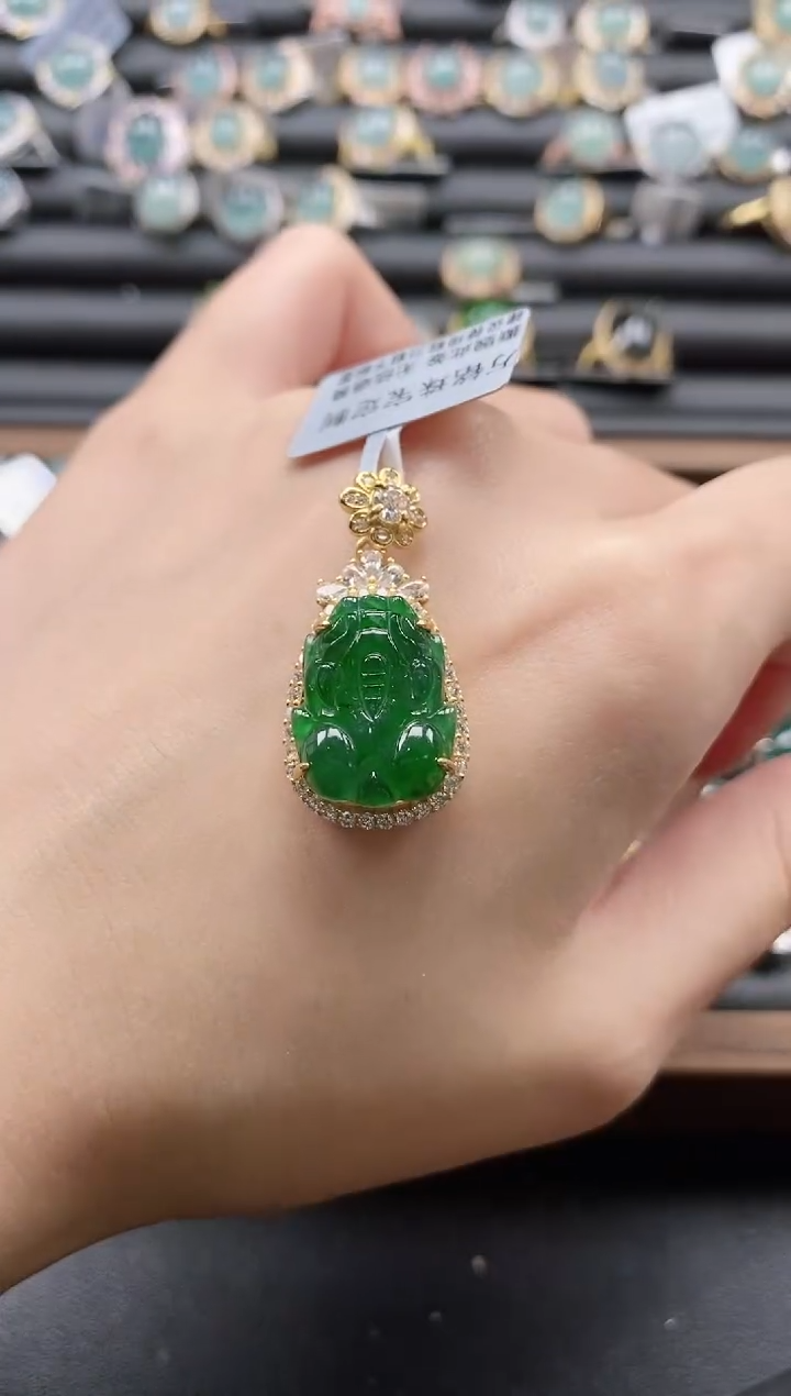 【闪购商品】翡翠戒指银S925镶嵌51151