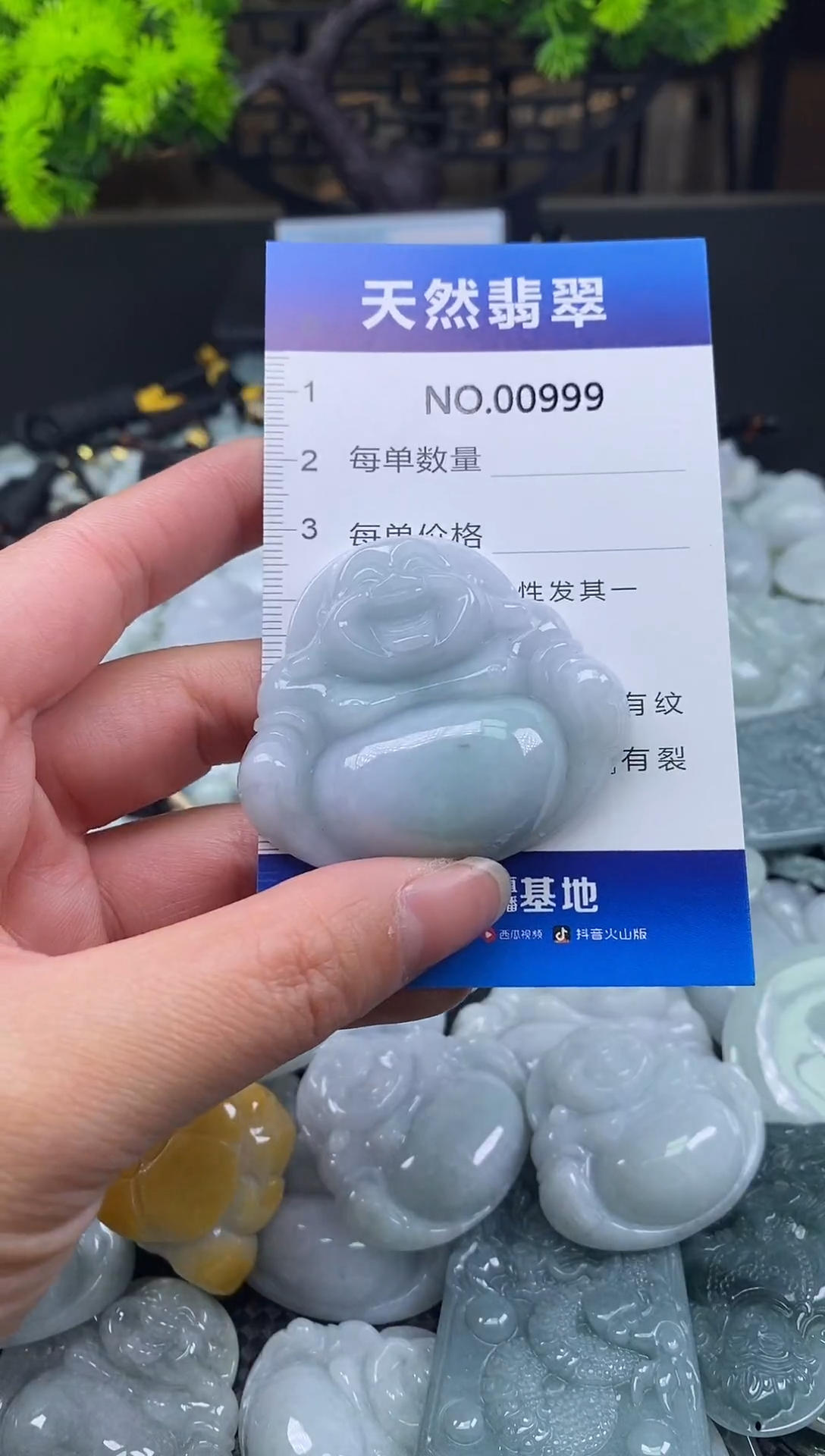 颈饰未镶嵌翡翠天然缅甸翡翠999