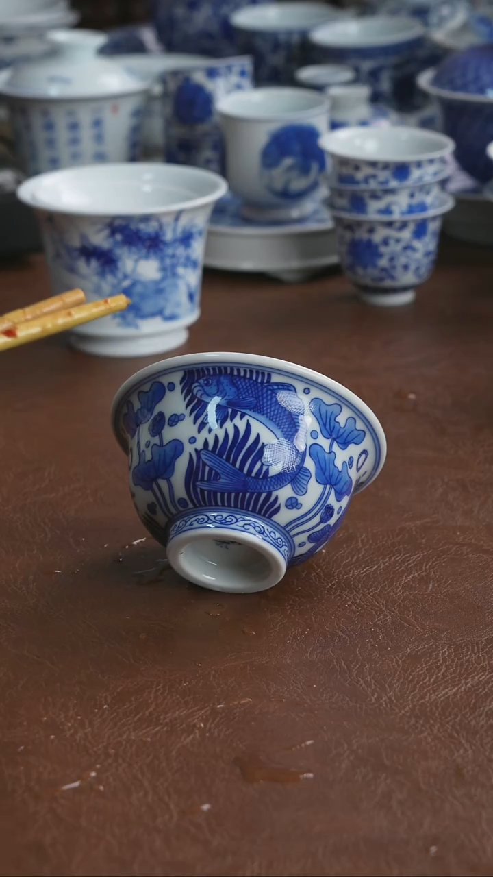 景德镇高端茶器景德镇墨奈手工手绘