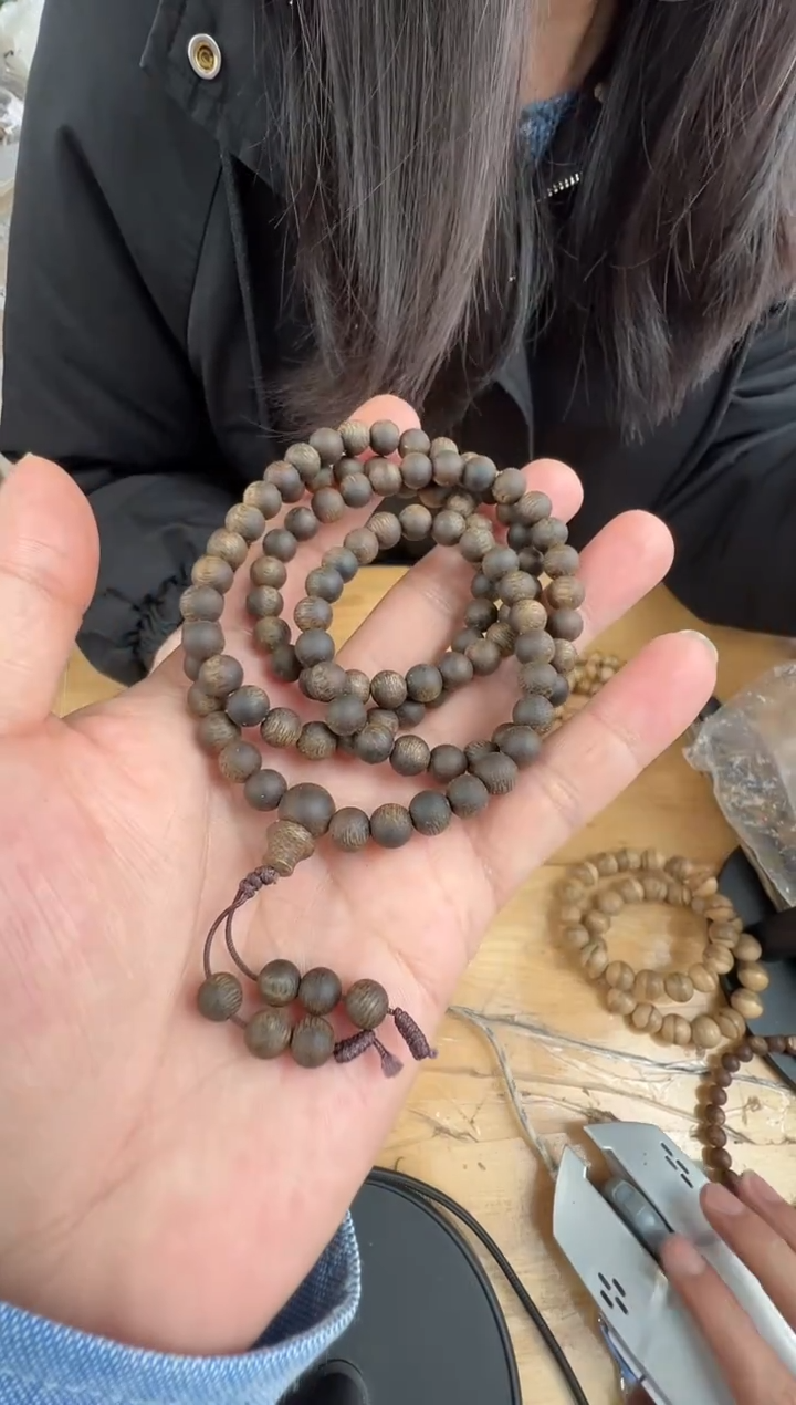 沉香沉香枕✨***宝张勺子沉水06圆珠多圈20+多样性发一