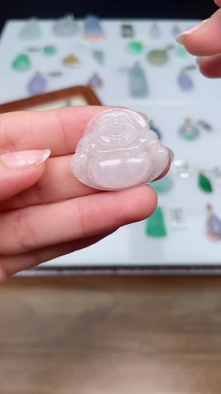 吊坠(不含链)未镶嵌翡翠11佛公1024