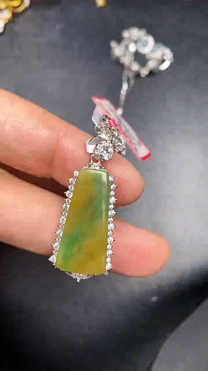 银S925镶嵌戒指翡翠2900