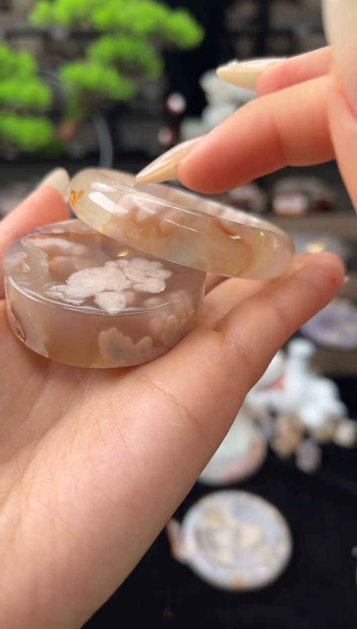 【闪购商品】石英质玉手镯未镶嵌53圈口（赠送镯心）23040