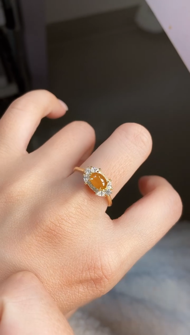 银S925镶嵌戒指翡翠12