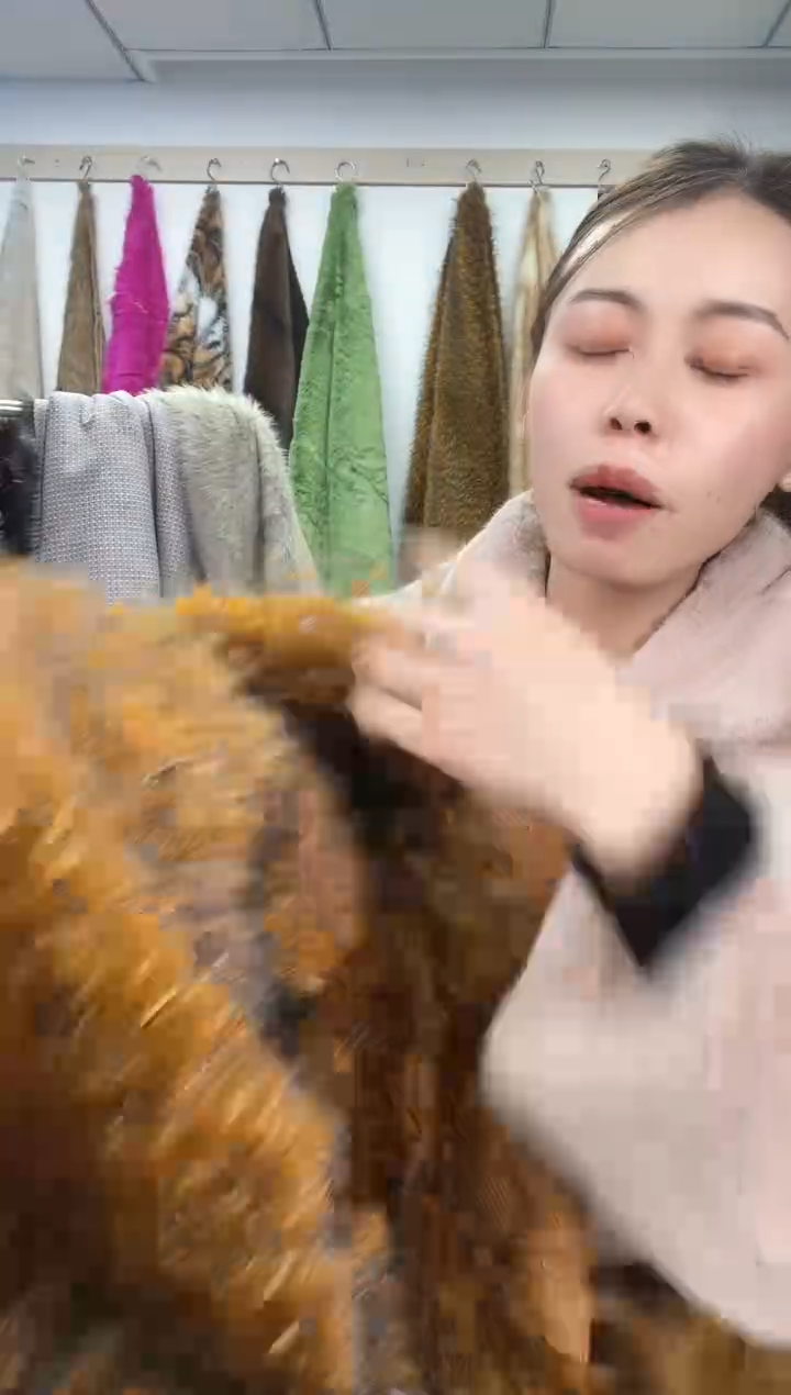 狐狸毛黄色貉子毛1.8*1