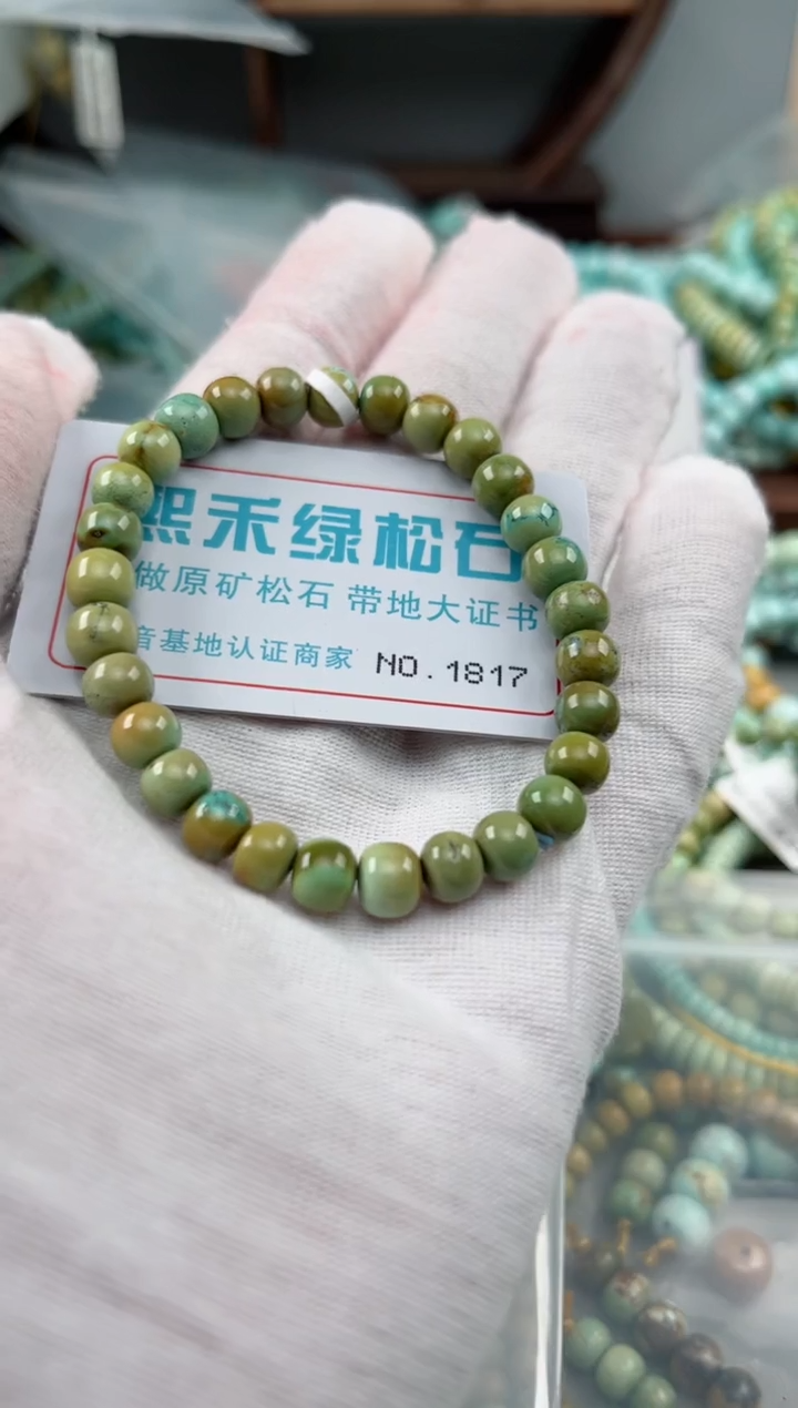 未镶嵌绿松石松石1817