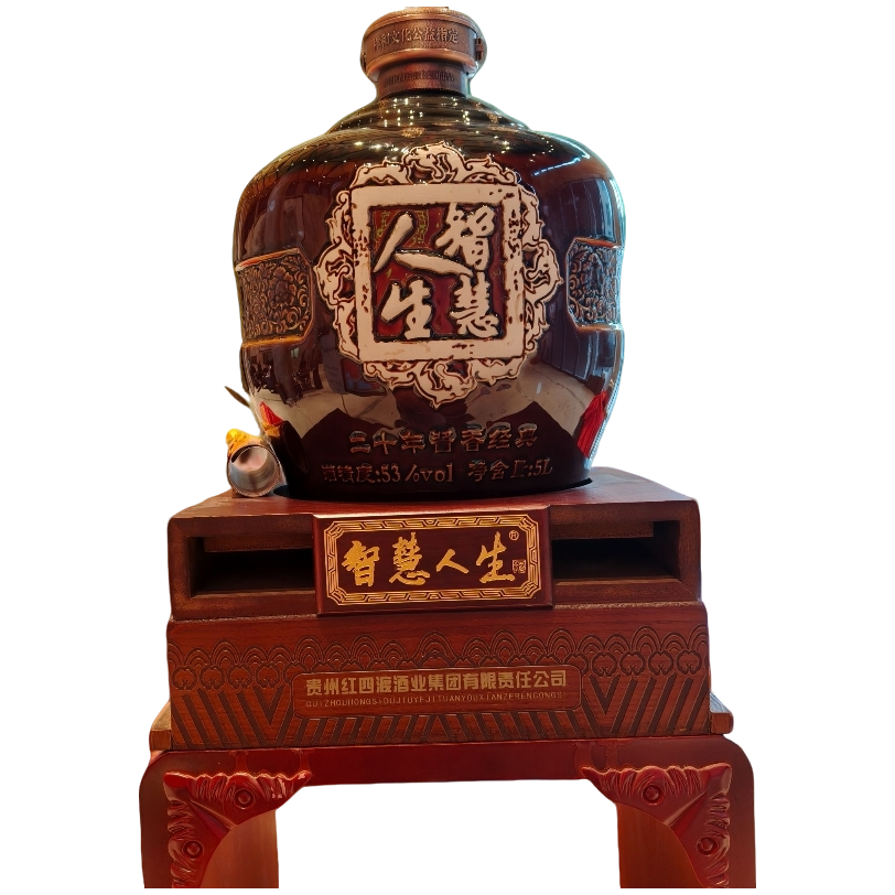 红四渡智慧人生（2013 07 28）  酱香型白酒53度5L
