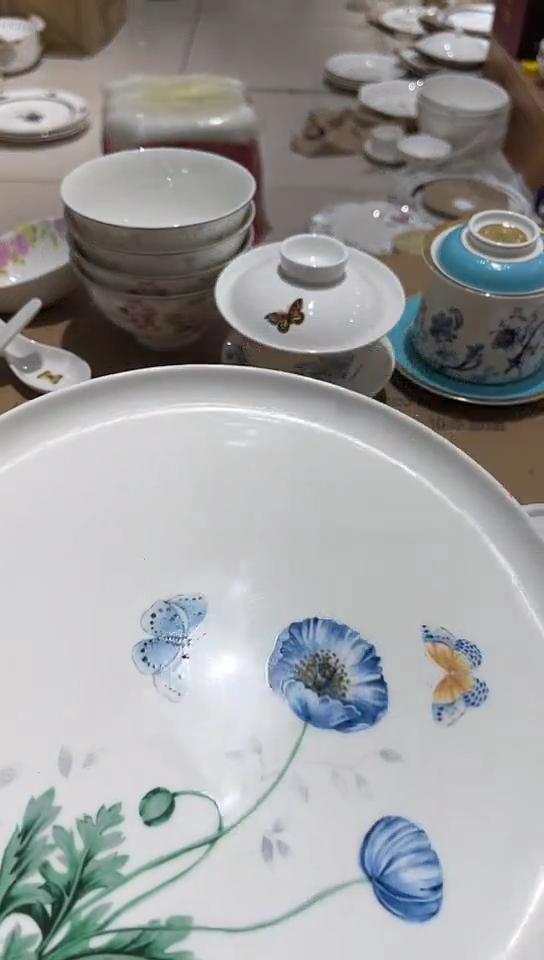 瓷11月光微瑕隆达骨瓷