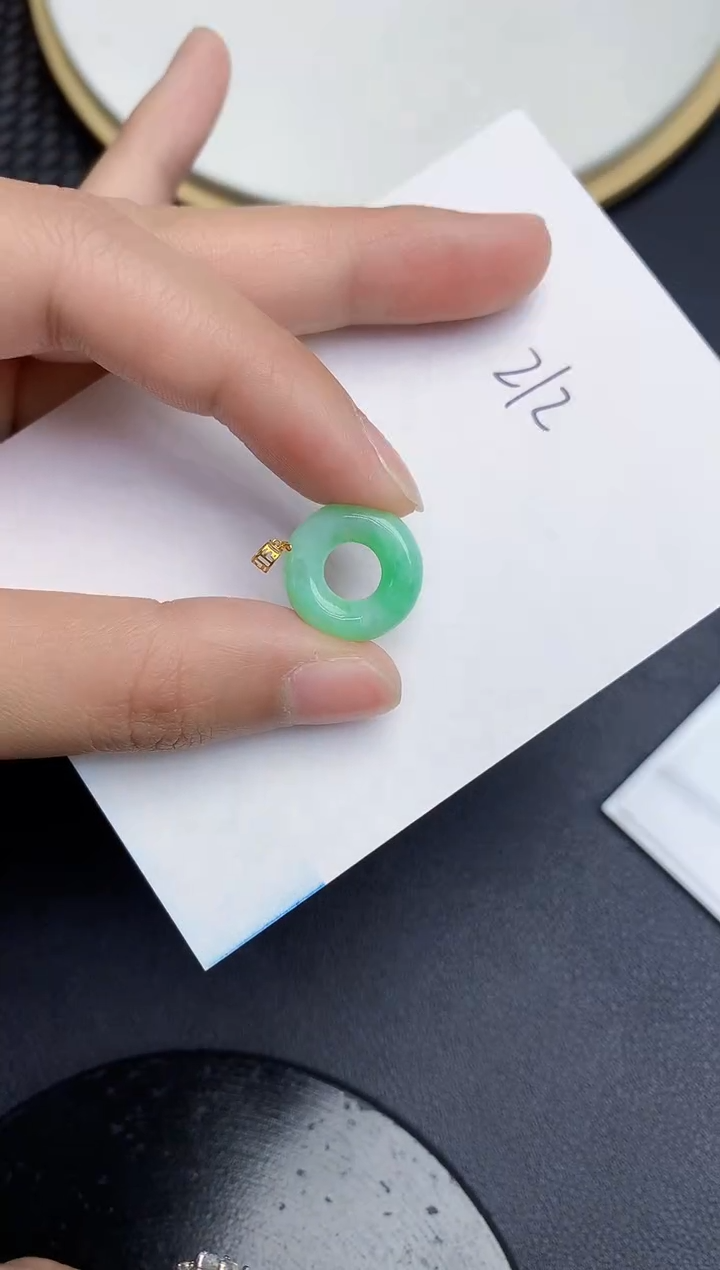 【闪购商品】翡翠颈饰18K金镶嵌000000000