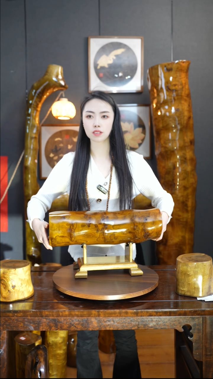 【闪购商品】金丝楠金丝楠木摆件