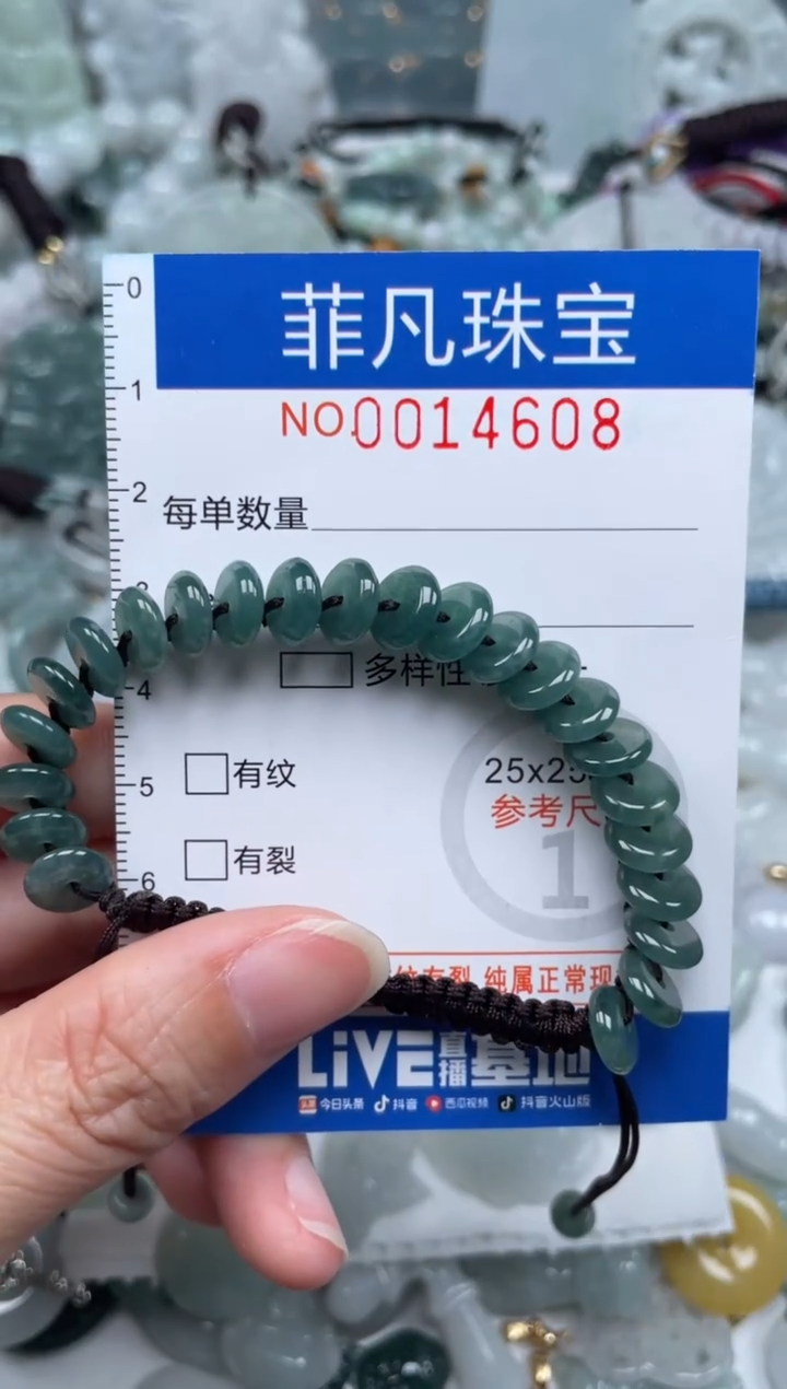 颈饰未镶嵌翡翠14608