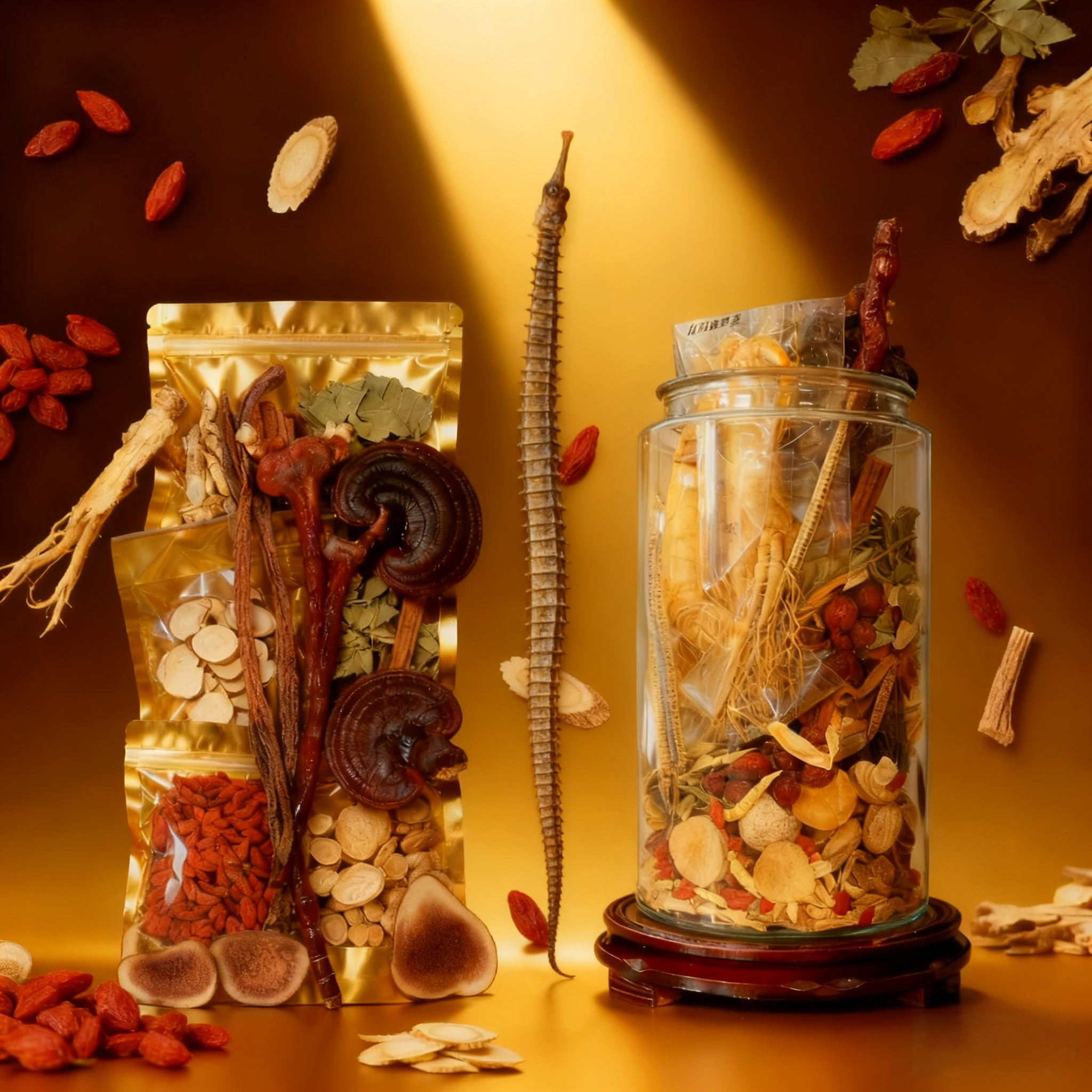 道地产区泡酒料正品保证 厂家直发【（ 冬虫夏草+大宝贝）强力款】