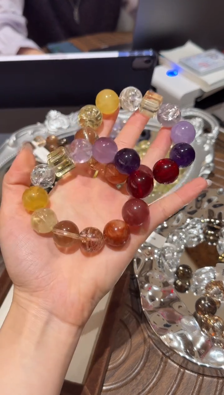 未镶嵌手串水晶） 默认微瑕 多样性发货
