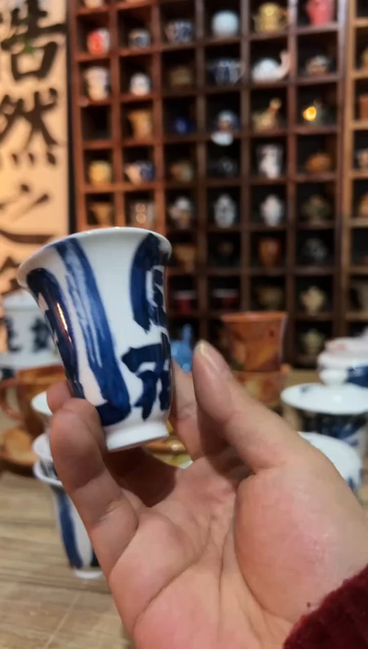 【闪购商品】观云听雨原创手绘茶具