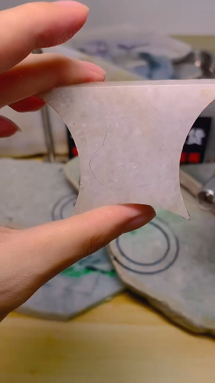 翡翠裸石天然A货缅甸翡翠高品质边角料106