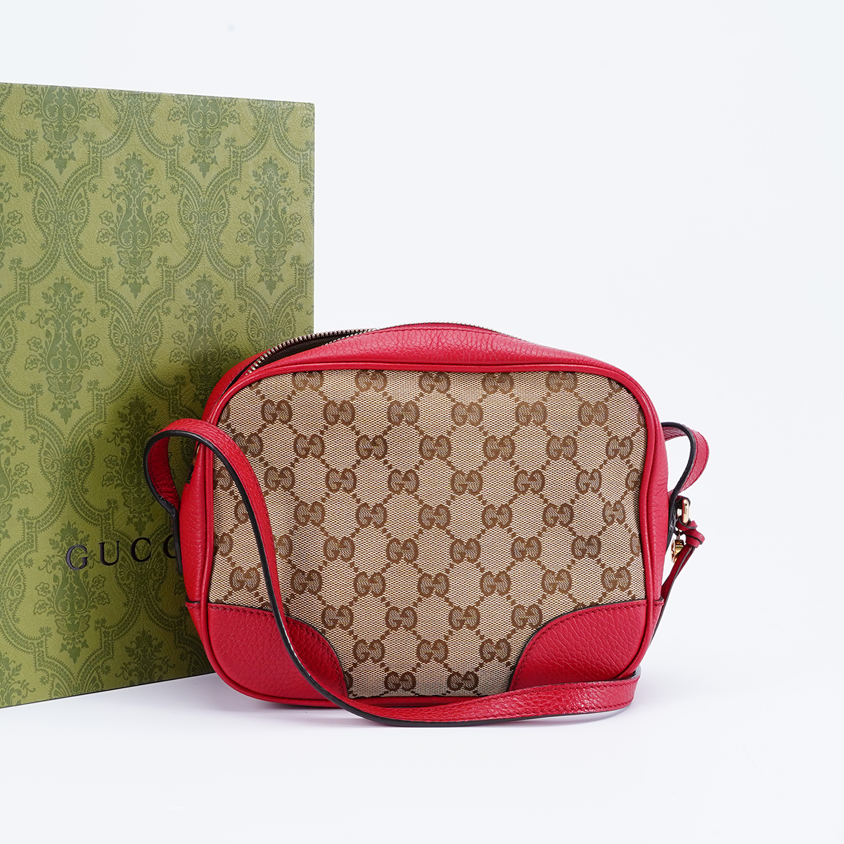 95新 GUCCI/古驰 一口价【静文】相机包中号/BG22007476