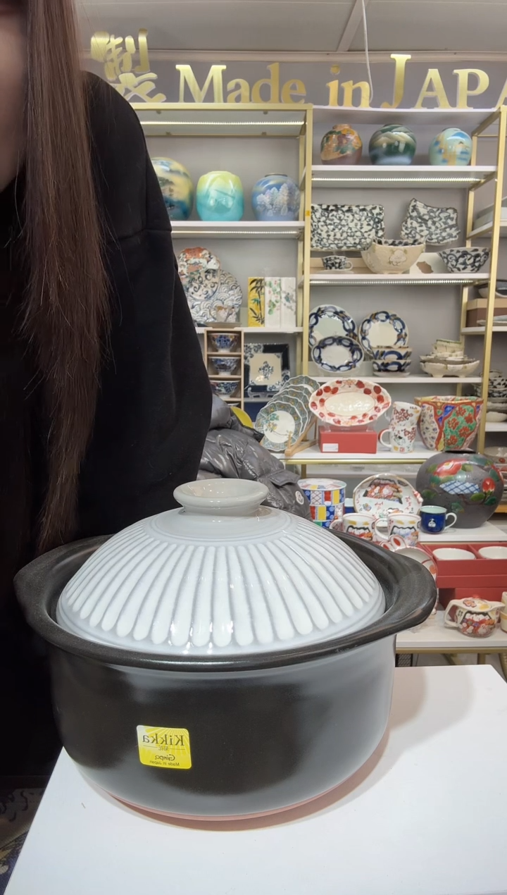 陶瓷万古烧菊花3合1.8L（2-3人用）
