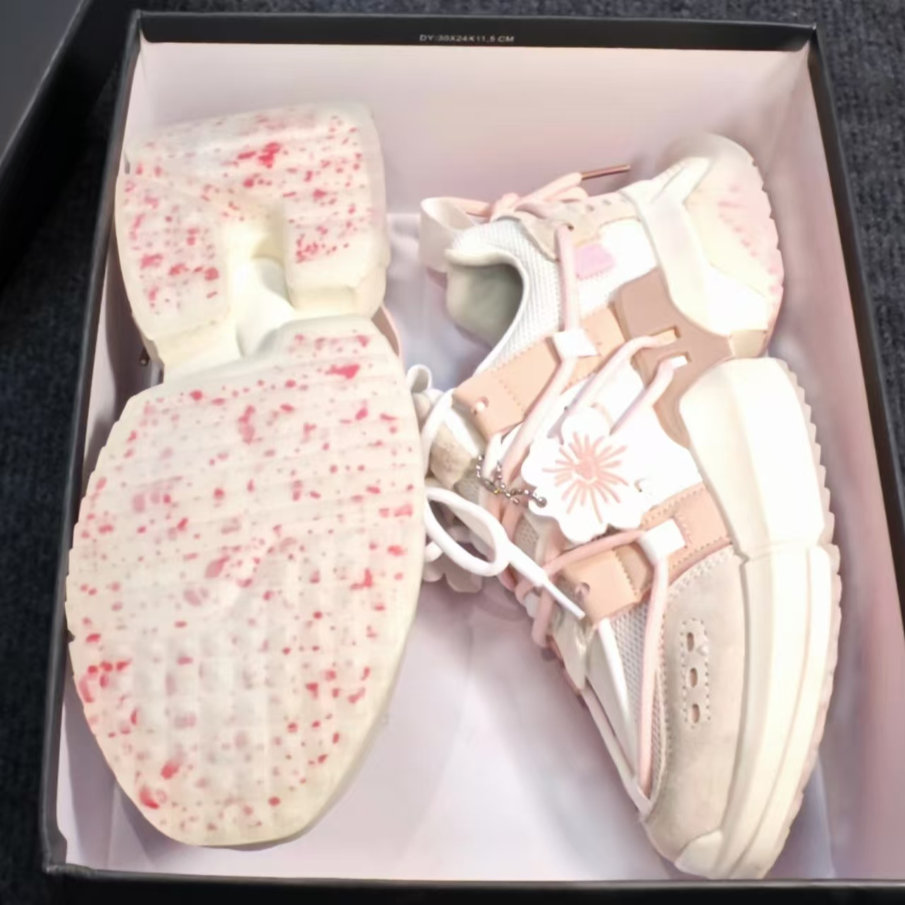 悦潮坊时尚百搭春季潮流潮鞋厚底低帮秋季