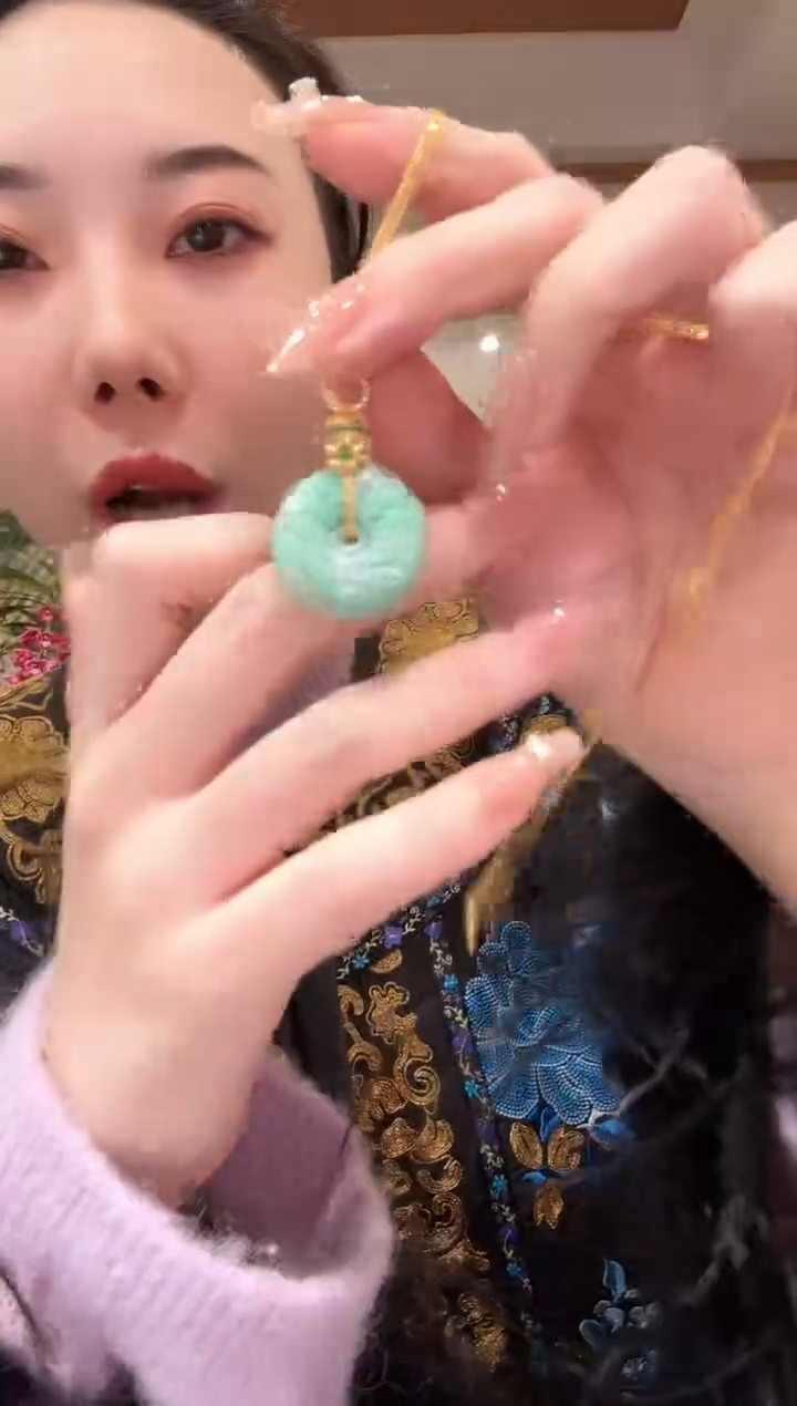 【闪购商品】翡翠颈饰未镶嵌国风