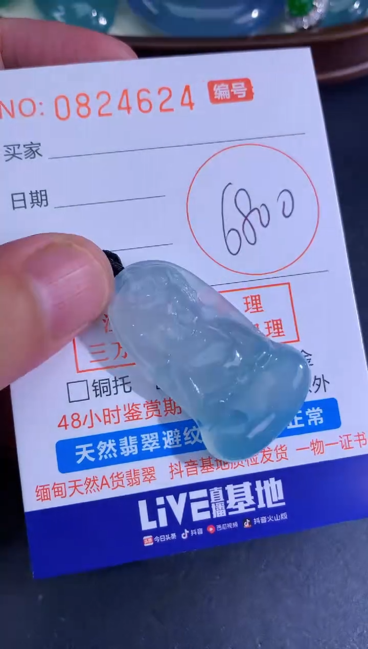 颈饰未镶嵌翡翠天然A货翡翠