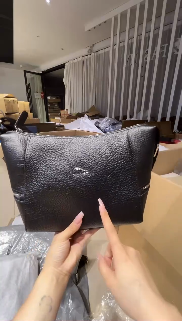 牛皮（革）韩爵绅士包包皮具226