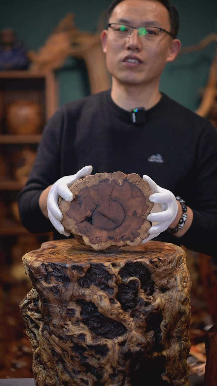 【闪购商品】枣木雷击枣木底座