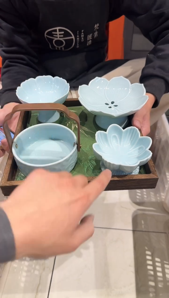 瓷片陶微瑕商品 介意勿拍 【带托盘 底垫】
