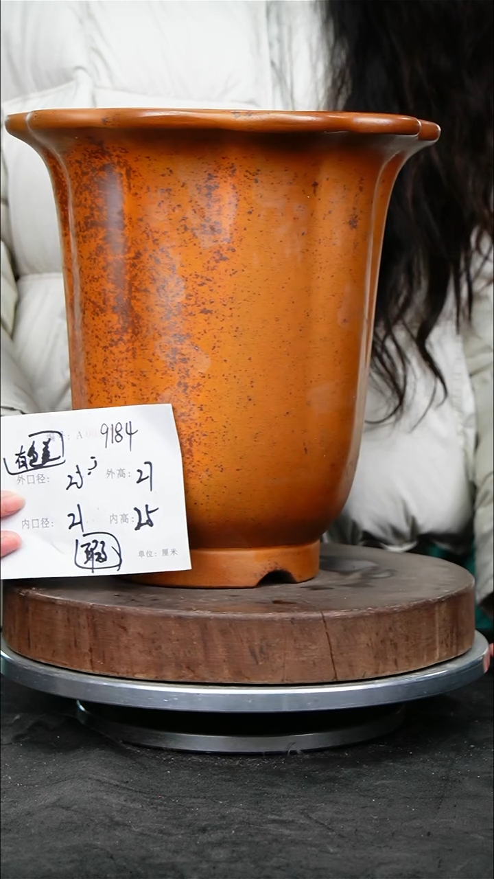 紫砂花盆9184瑕疵颜色不挑