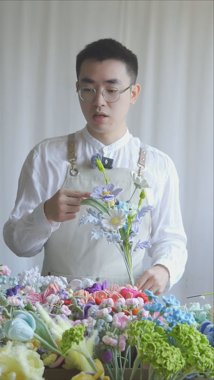 教师节福利花束小花园