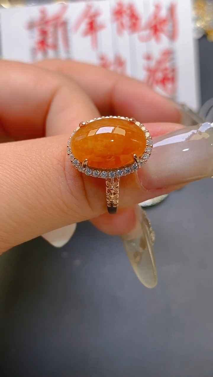 【闪购商品】翡翠耳饰银S925镶嵌天然A货翡翠1