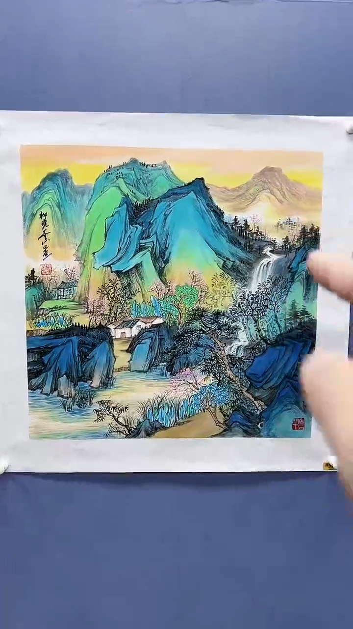 【闪购商品】绘画柳晓叶绘画4平尺山水