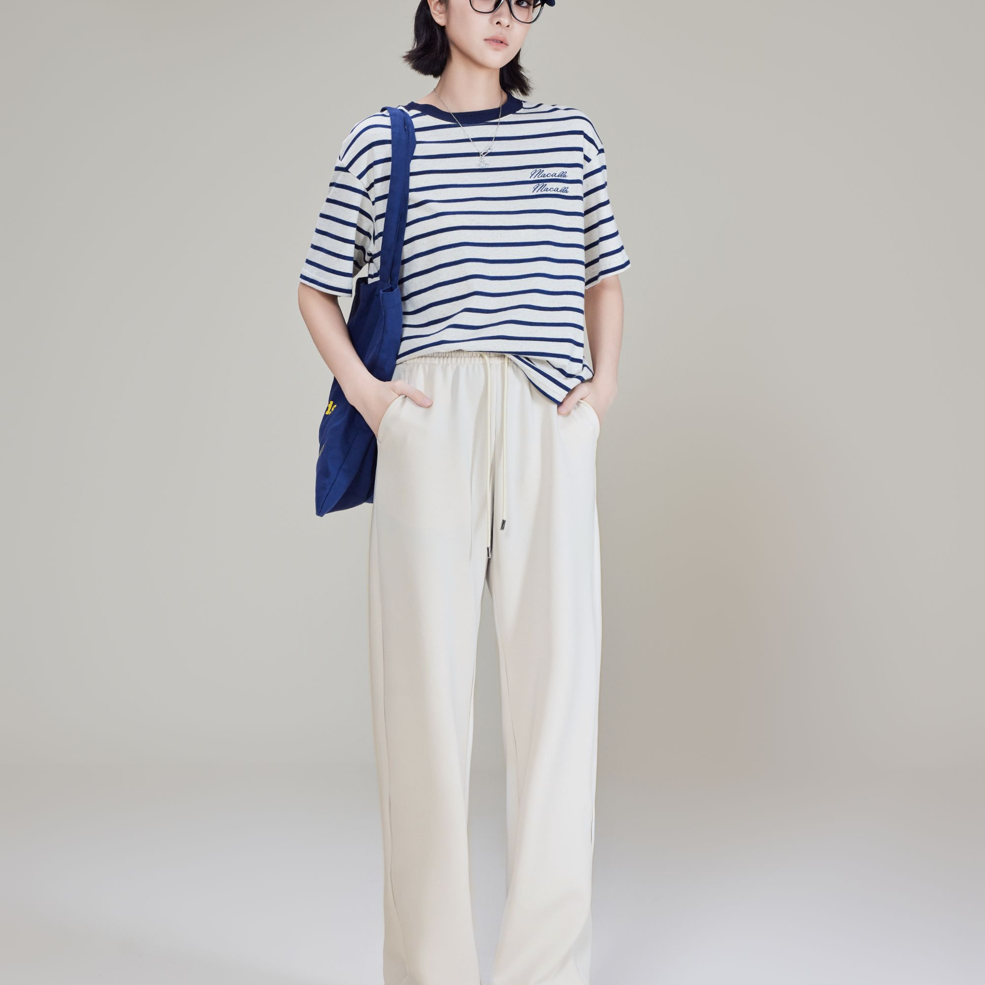 美洋MEIYANG 四号线休闲裤 裸感轻盈宽松奶油香蕉裤【大60】