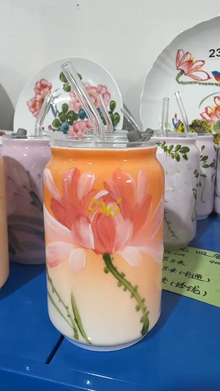 摆件陶瓷闪*吖景德镇高温瓷（玉泥易拉罐）