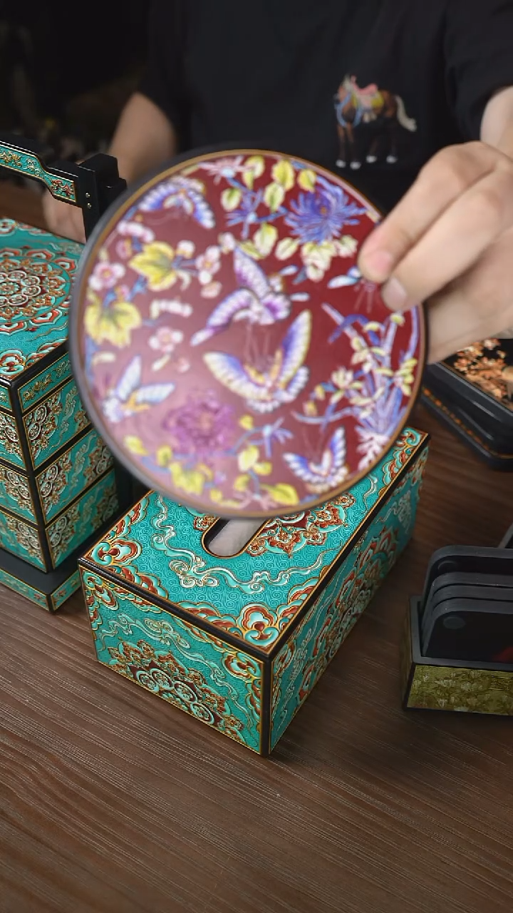 壹藏贰宝花花蝴蝶大垫子一片