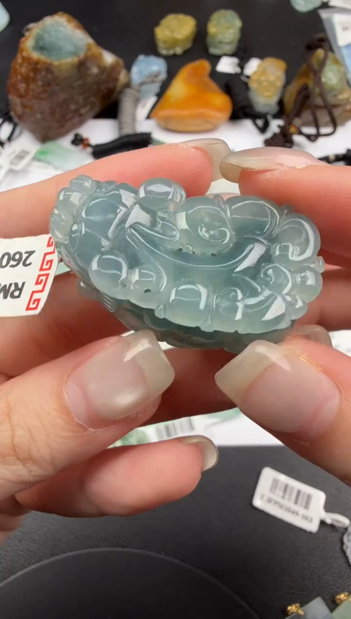 吊坠(不含链)未镶嵌翡翠-199翡翠饰品