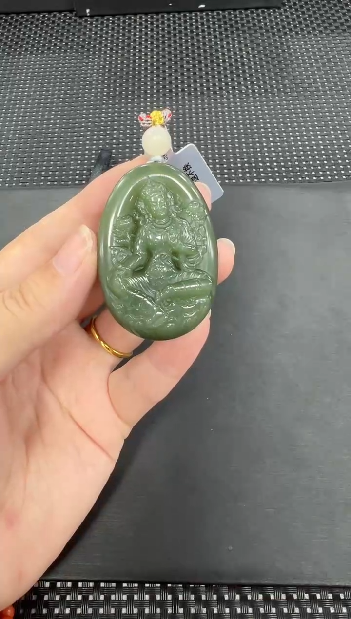 和田玉未镶嵌挂件（多样性发一件）0237