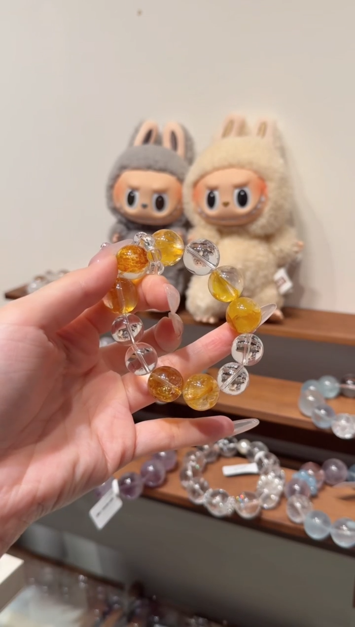 水晶手串未镶嵌R）拍4单发一串 拍1单发单珠 多样性发货