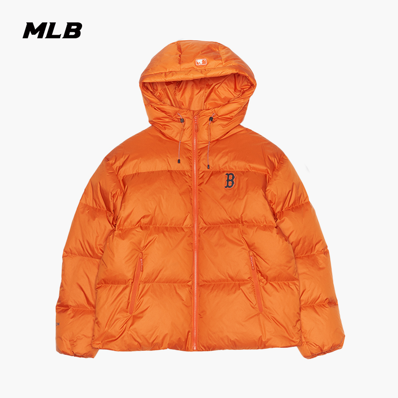 MLB官方 男女情侣时尚百搭连帽鹅绒羽绒服25秋冬新款DJB40