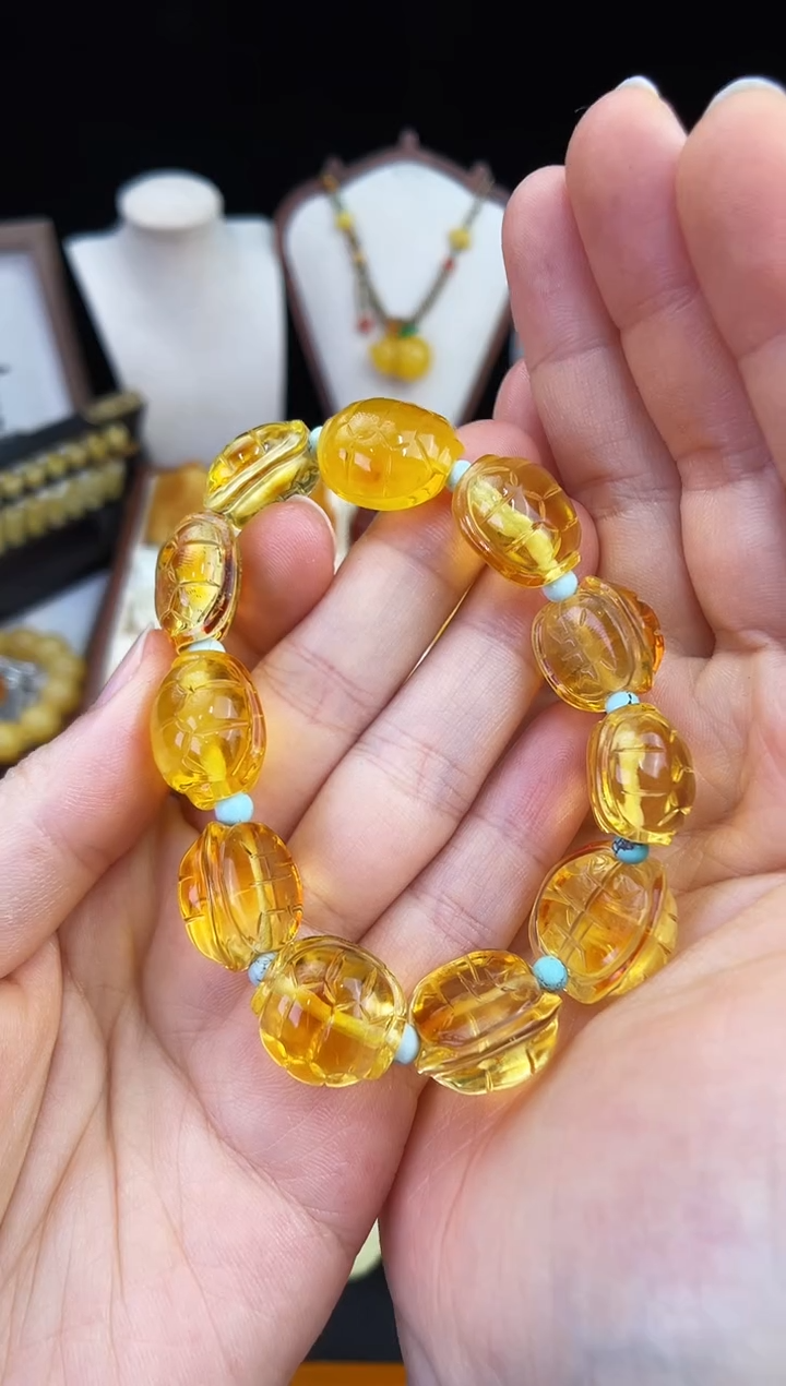 琥珀未镶嵌珠宝奇石❡****༊柒月