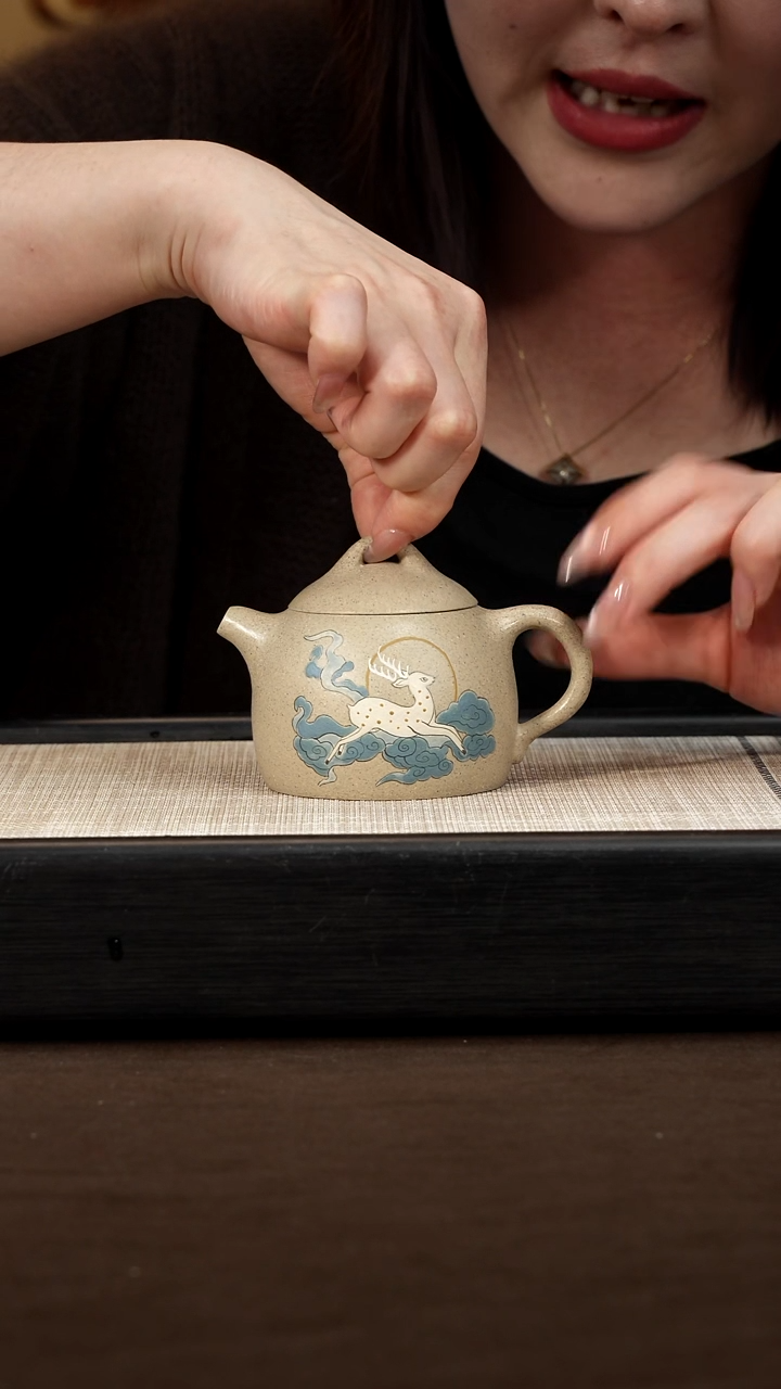 茶壶紫砂【P017】秦权  160c  宜兴紫砂