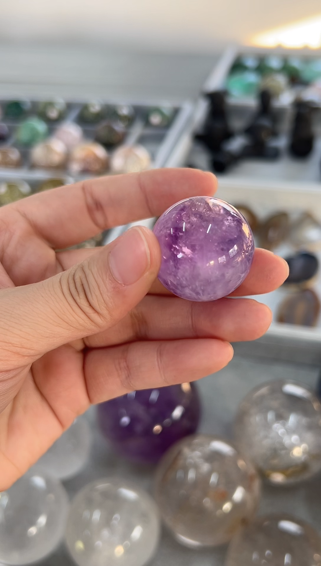 未镶嵌珠宝半成品水晶M270 约2.9cm