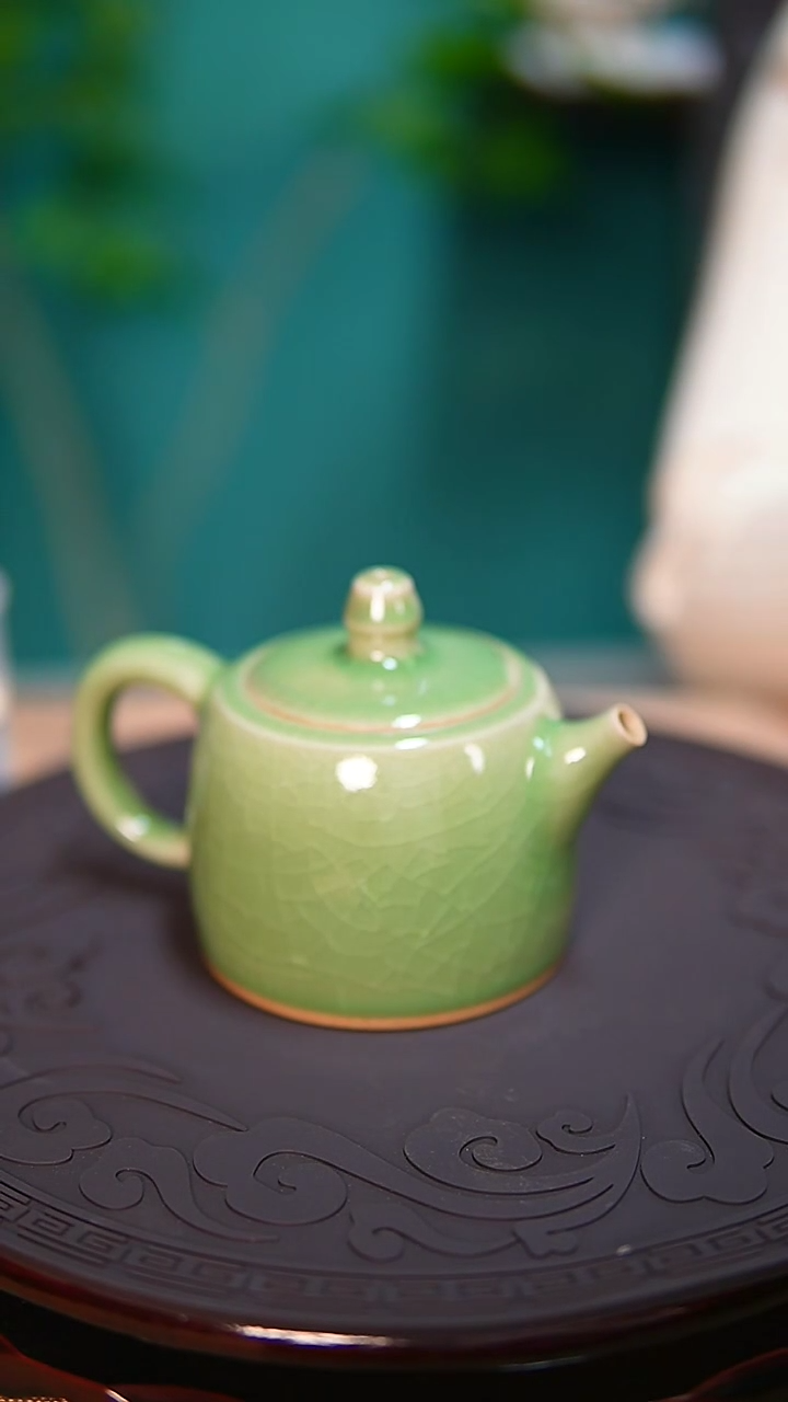 【闪购商品】杯原产地钧尚源钧瓷翡翠汉铎壶