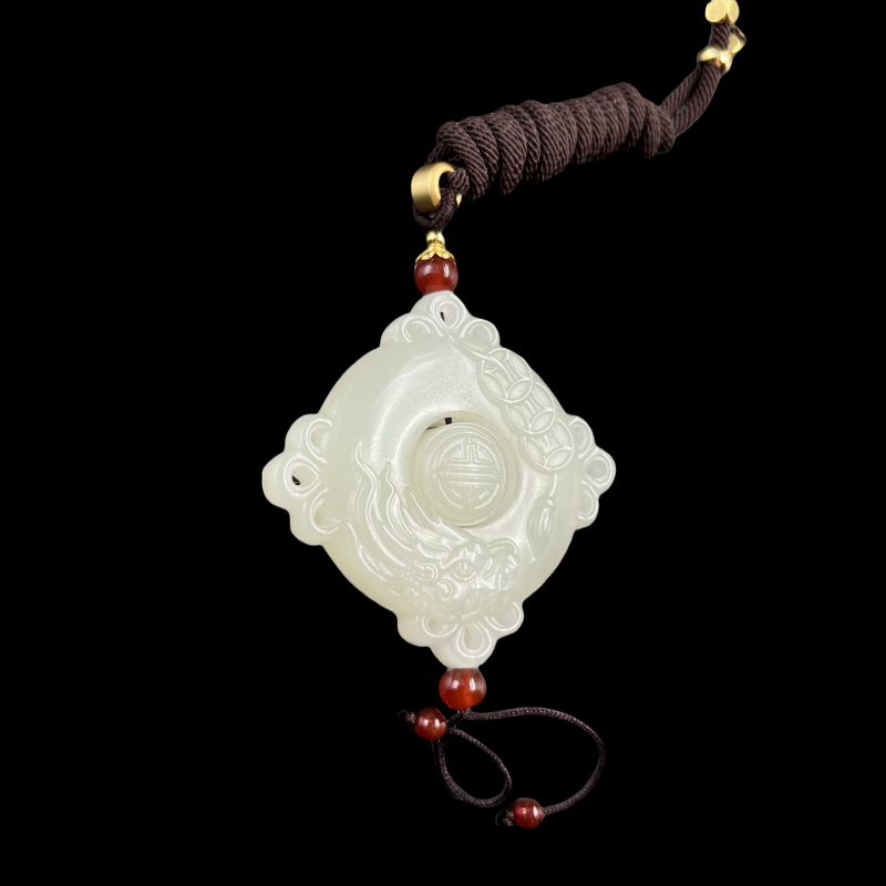 创汇期龙形玉佩【华夏藏古】129022