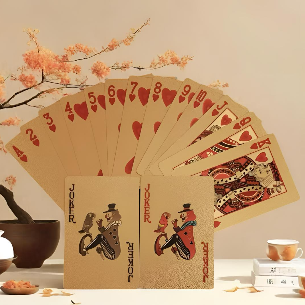 【两单连开 拍一发十个张】卡牌工艺品 金色卡牌