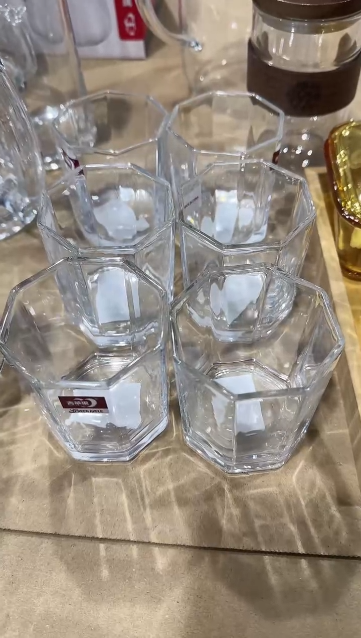 【闪购商品】玻璃无盖款青苹果闪购价6只