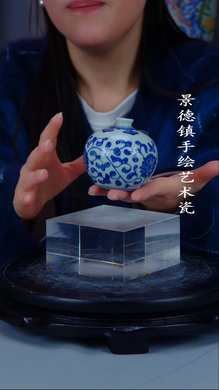 摆件陶瓷景德镇手工手绘陶瓷15