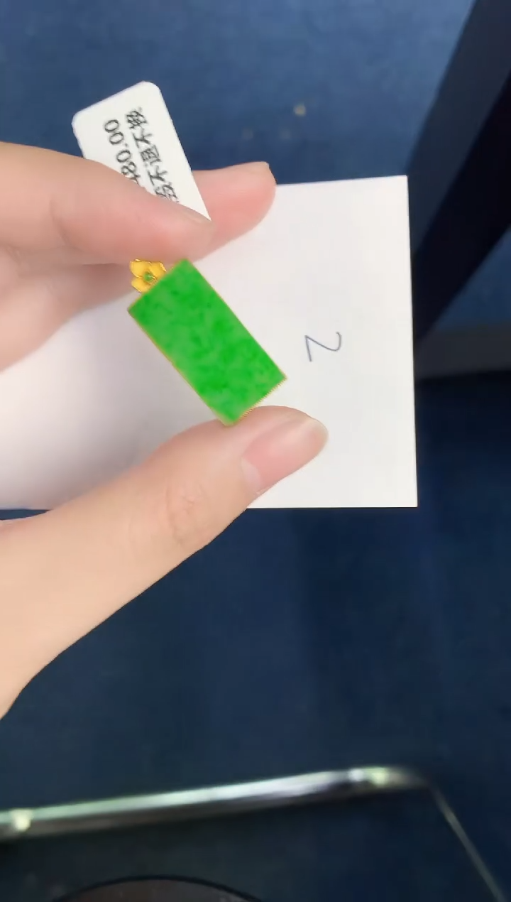 【闪购商品】翡翠颈饰18K金镶嵌0000000000